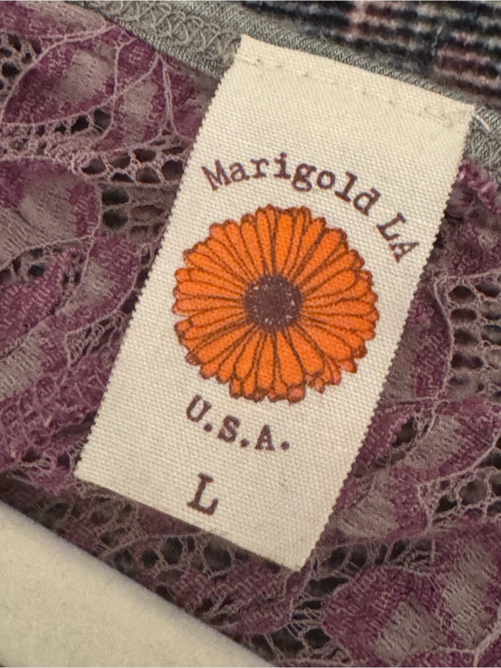 Marigold | Women Lace Top Tunic / Large - Picture 4 of 14